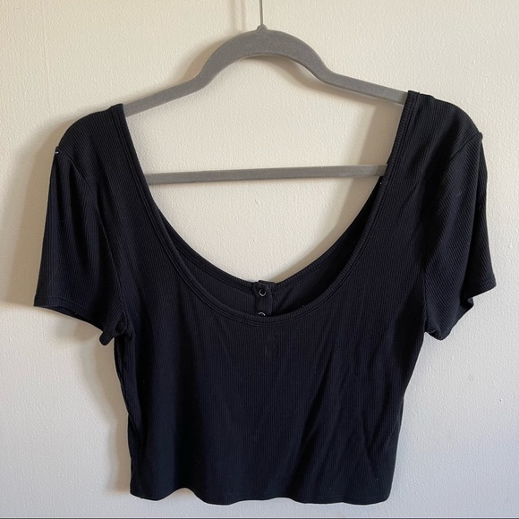 Pacsun Ribbed Crop Top - Picture 2 of 3